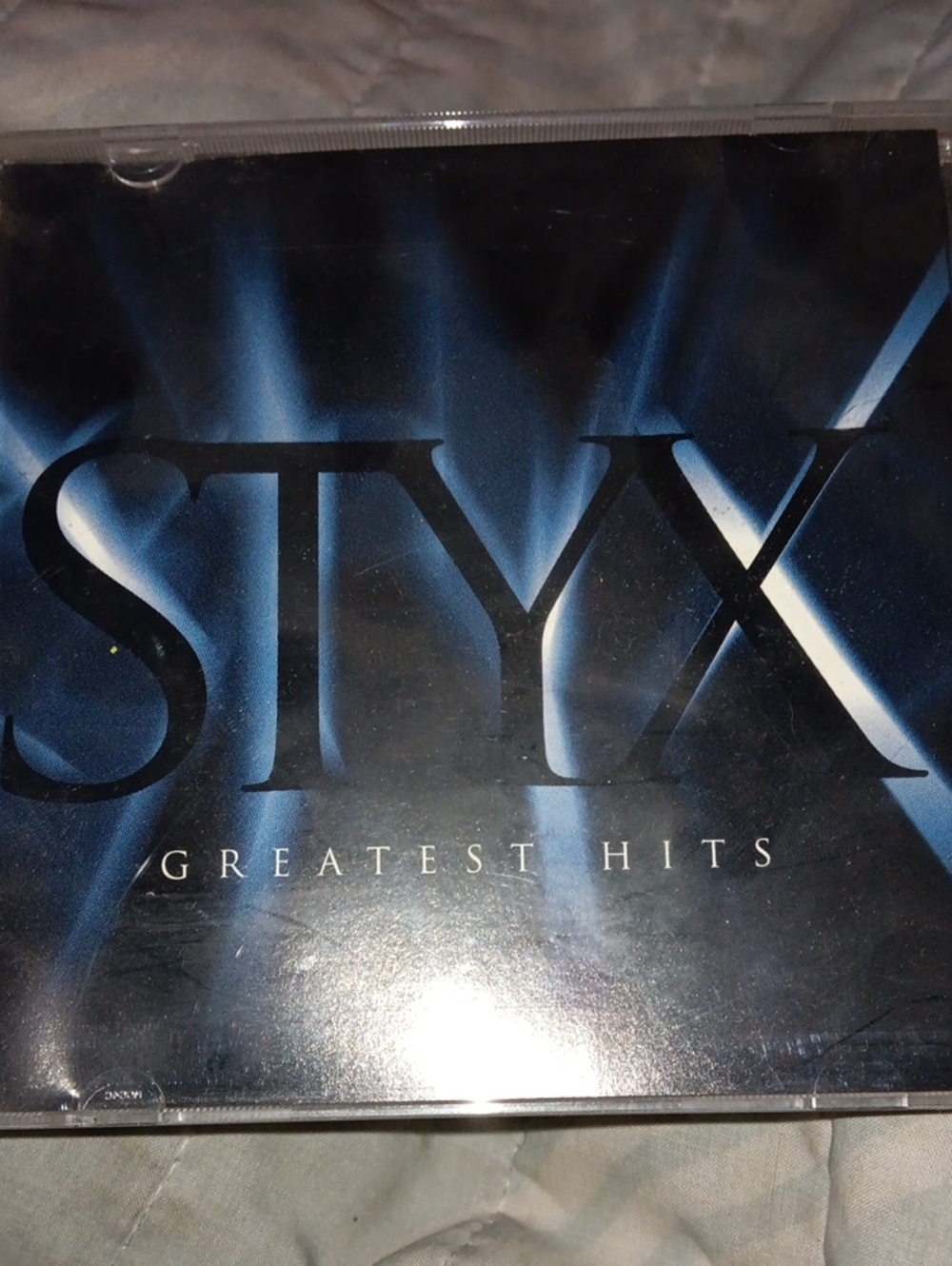 STYX Greatest Hits CD - Blue & Black Cover